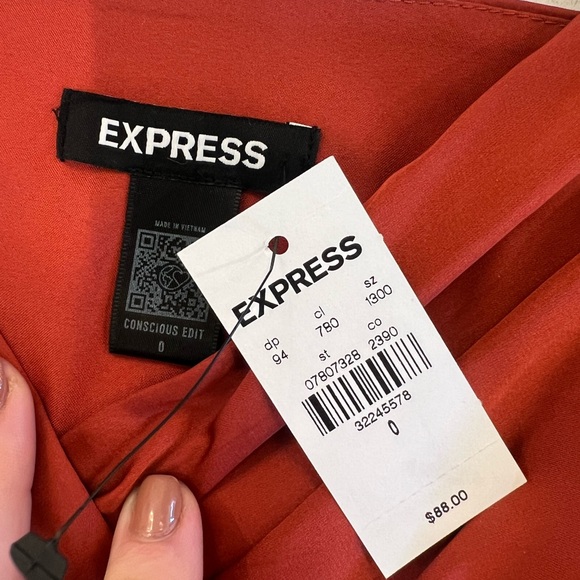 Satin ruched mini dress - Picture 5 of 7